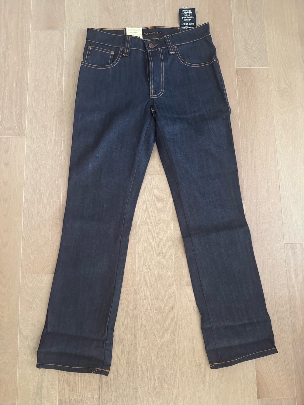 Nudie Jeans Dark Indigo Straight Leg Jeans
